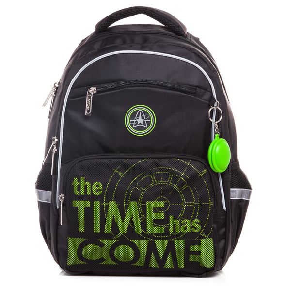 Рюкзак Hatber SOFT-TIME- 37х28х17см полиэстер светоотраж. 2 отделения, 4 кармана и 1 потайной на спинке , 